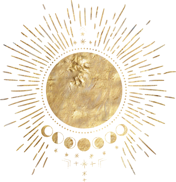 Gold Sun and Moon
